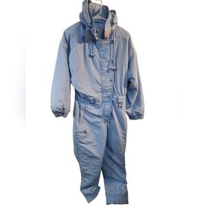 Vintage Women's Light Blue Schoffel Snow/Ski Suit sz S/M